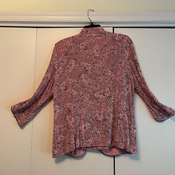 Two piece evening jacket with tank top under garmet - Picture 2 of 4